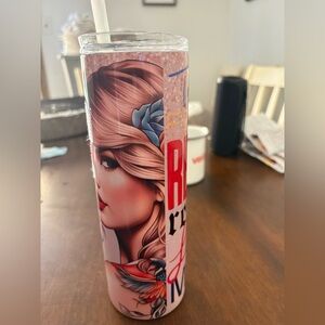 Taylor Swift Fearless  Tour Tumbler  Straw 20 Oz